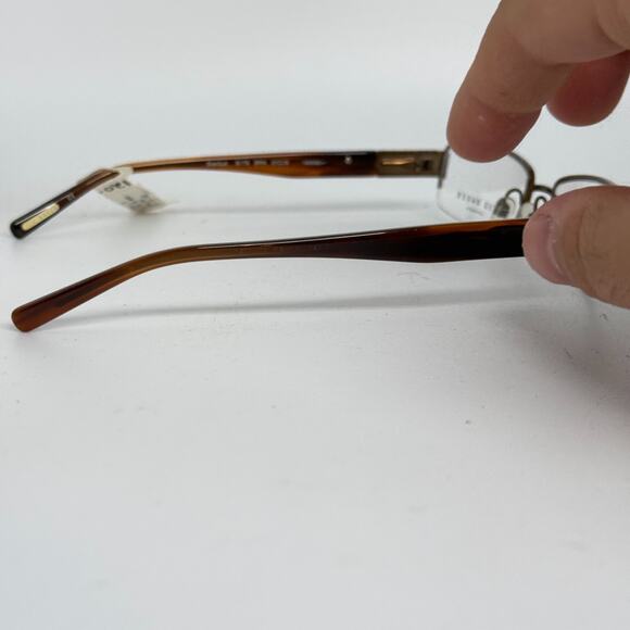 TED BAKER “STARDUST” Eyeglasses Frame Only B178 EBOHalf Rimless 51-18-140 19543 - Picture 4 of 8